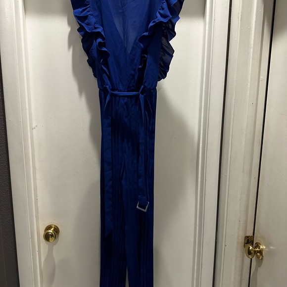 Jumpsuit in royal blue - Picture 3 of 9